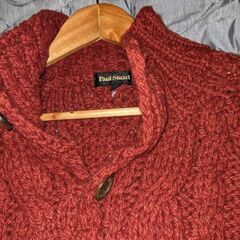 ニットのアウターの画像