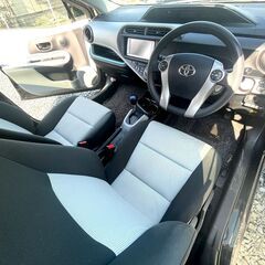 ローンが通らない方のミカタ！❏自社ローン＆リース❏　月々格安💰　保証人不要🥰　お急ぎの方もどうぞ👌　信用情報の照会はありません😉　トヨタ　アクア　1.5S　修復歴なし　ディーラー整備車　車検2年付き♪の画像