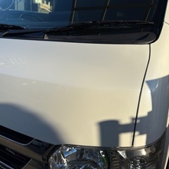 左コーナーパネル Rim(リム)【純正近似色塗装済】【ホワイトパール070】【200系ハイエース】 Y42-011の画像