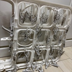 ニトリ簡単取り込みピンチハンガー3点の画像