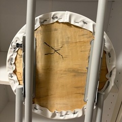 折りたたみ椅子(白)の画像