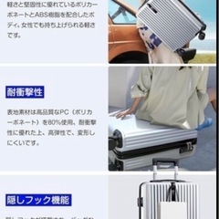 【新品未使用】スーツケースの画像