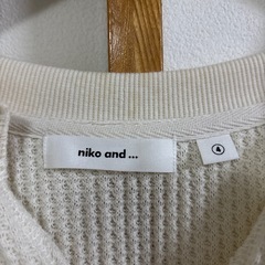 ニコアンド　カットソーワンピースの画像