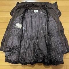 ⭕️試着のみ⭕️ほぼ新品⭕️オンワード組曲／KUMIKYOKU★ダウンコート アウター TL 防寒 150-160 ダウン90%の画像