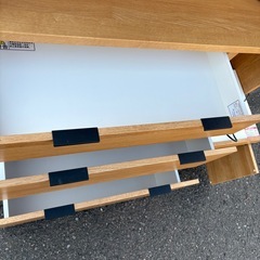 ニトリ　食器棚　キッチンボード　エトナ120KB LBRの画像