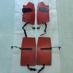 JAOS ジャオス マッドガード マッドフラップ 赤 JB23 ジムニー 泥除けの画像