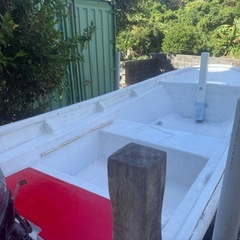 和船14f15馬力トレーラ付きの画像