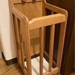 天然木傘立て／ナチュラルの画像