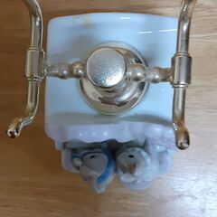 陶器製電話置きオルゴール　T-468の画像