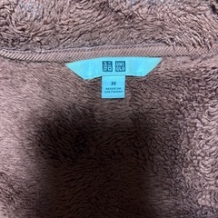 ユニクロ　シルキーフリースジャケットの画像