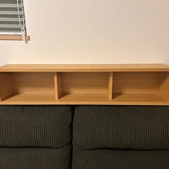 無印　壁に付けられる家具箱 オーク材突板　８８ｃｍの画像