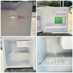 【❗️✨静音タイプ◎✨❗️】ヤマダセレクト 46L 小型冷蔵庫 2022年 人気のミニ冷蔵庫！✨簡易清掃・動作確認済み❗️の画像