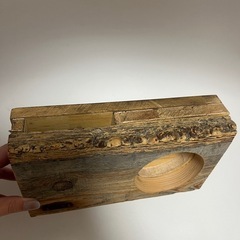 スピーカー　木製の画像