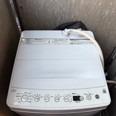 【11/19日受け渡し希望】 全自動洗濯機 4.5kg ホワイトの画像