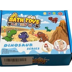光る恐竜型バスおもちゃ6個セットの画像