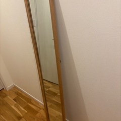ニトリ購入　全身鏡　ミラーの画像