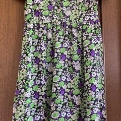 花柄ワンピース レトロ ヴィンテージ風の画像
