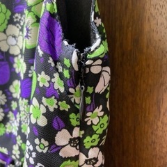 花柄ワンピース レトロ ヴィンテージ風の画像