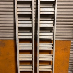 アルミラダー　アルミブリッジ　アルミ　東海アルコック　NA-0608   積載1.６ｔ　1.8m   引き取り限定　トラクター　コンバイン　田植え機　除雪機　耕運機　バイクの画像