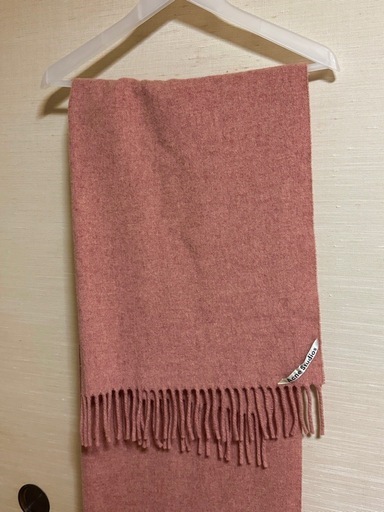 Acne Studios 大判マフラー　SUZY着用　ピンク　ローズメランジ