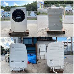 【❗️✨乾燥弱めのため格安！✨❗️】TOSHIBA ドラム式洗濯機 9kg 乾燥弱い ✨簡易清掃・動作確認済み❗️の画像