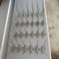 鳥よけマット ステンレス 鳩よけ カラス ハト ツバメ 新品10本、中古4本の画像