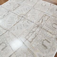 シルク100％。Made in Italyのはんなり麗しいスカーフ、いかがでしょうか？の画像