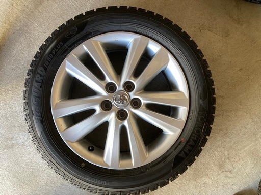 トヨタ ウィッシュ純正ホイールとスタッドレスタイヤ　４本