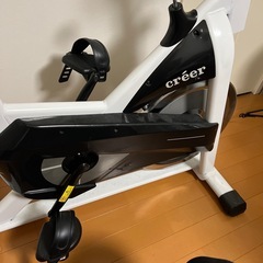 créer(クレエ) フィットネスバイク 家庭用 静音 スピンバイク 【こだわりのサドルカバー付き/日本語組み立て説明書付き】 マグネット負荷方式 負荷無段階調整 ハンドル&サドル高さ調整6段階の画像