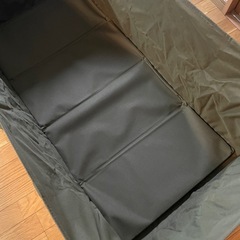 キャリーカート アウトドアワゴンAmazon限定オリーブ色 ストッパー付 コンパクト収納の画像