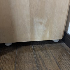 【引き取り確定】ハンドメイド小型収納棚＋引き出し式ワイヤーラック（2段）セットの画像