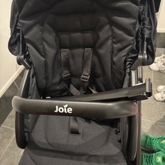 Joie ブラック ダブルシートベビーカーの画像