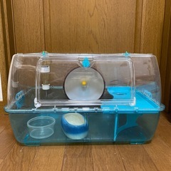 三晃商会　ハムスターケージ ルーミィ ブルーの画像