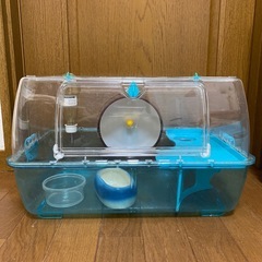 三晃商会　ハムスターケージ ルーミィ ブルーの画像