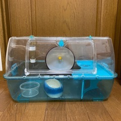 三晃商会　ハムスターケージ ルーミィ ブルーの画像