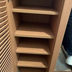 下駄箱　ミラー付きの画像