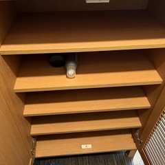 下駄箱　ミラー付きの画像