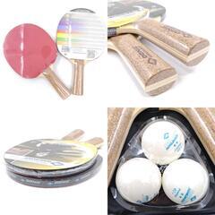 【未使用】ドニック Persson 500  卓球 ラケット 2本 ボール ケース セット 788490 DONICの画像