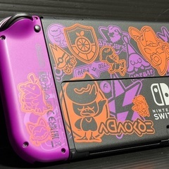 Nintendo Switch 有機ELモデル スカーレット・バイオレットエディション 初期化済み 付属品完備 未使用あり ポケモンの画像