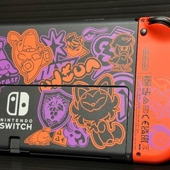 Nintendo Switch 有機ELモデル スカーレット・バイオレットエディション 初期化済み 付属品完備 未使用あり ポケモンの画像