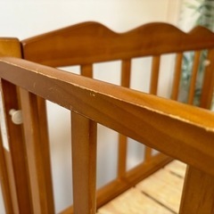 【KATOJI】カトージベビーベッド（70×120cm）の画像