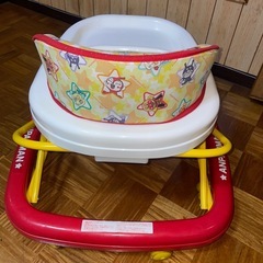 アンパンマン 歩行器 赤/黄色の画像