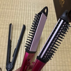 11\18まで来れる方！SALONIA、TESCOM32mヘアアイロンの画像