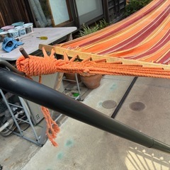 ハンモック　キャンプ　アウトドア　の画像