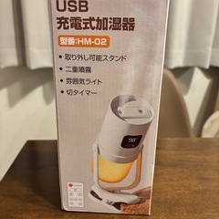 【新品未使用未開封】卓上コンパクト超音波加湿器 の画像