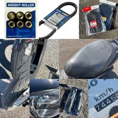 ⭐️快速AF34ディオ⭐️タイヤ・ドライブベルト・ローラなど新品交換❗️スピードは60km/h確認⭐️50cc原付スクーター⭐️の画像