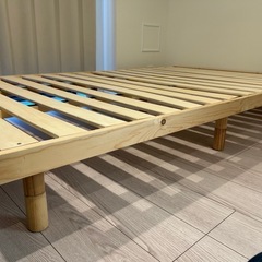 すのこベッドフレーム(セミダブル)の画像