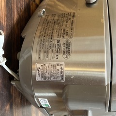 炊飯器（一升炊き）あげますの画像