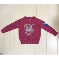 Baby GAPボルドーセーターの画像