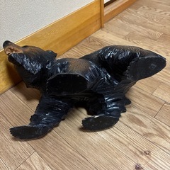 ヴィンテージ 木彫りの熊の画像